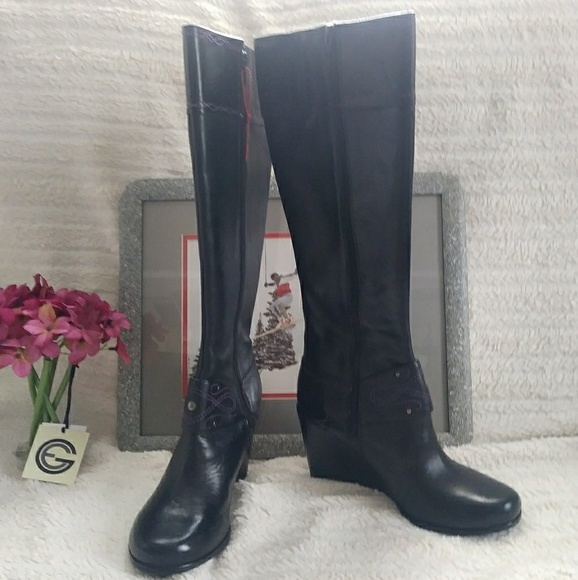 Charles David Shoes - Exchange By Charles David Black Leather Boots 7M